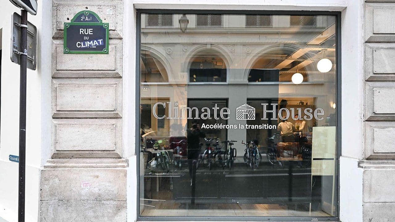 Façade de la Climate House